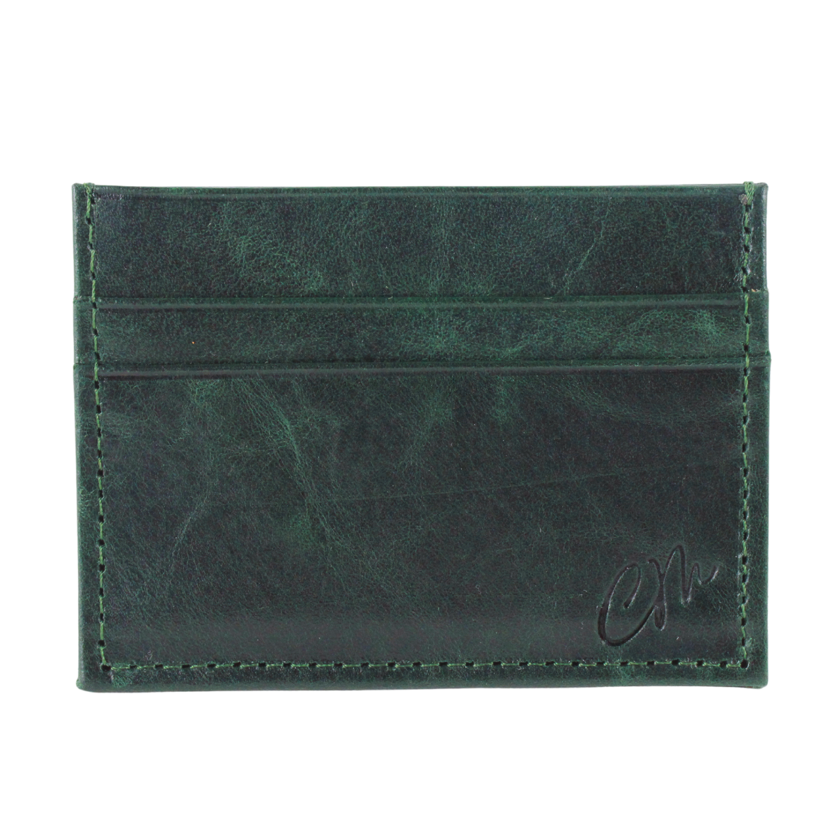 Cartera Tarjetero Piel Genuina Modelo "Recto" Minimalista Interiores en Piel