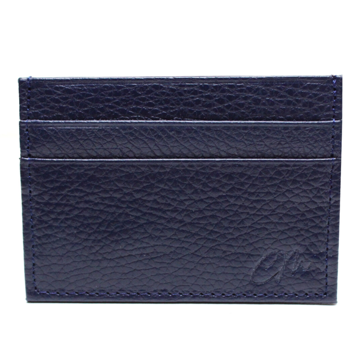 Cartera Tarjetero Piel Genuina Modelo "Recto" Minimalista Interiores en Piel