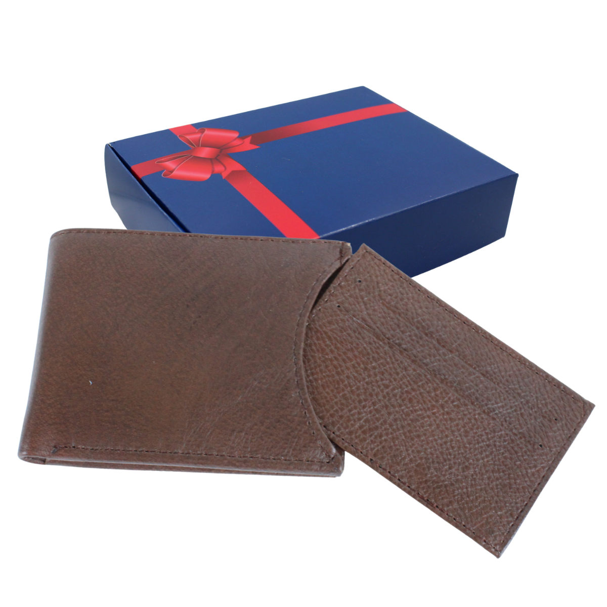 Cartera Hombre Piel Genuina Tarjetero Extraíble Horizontal Interiores en Piel