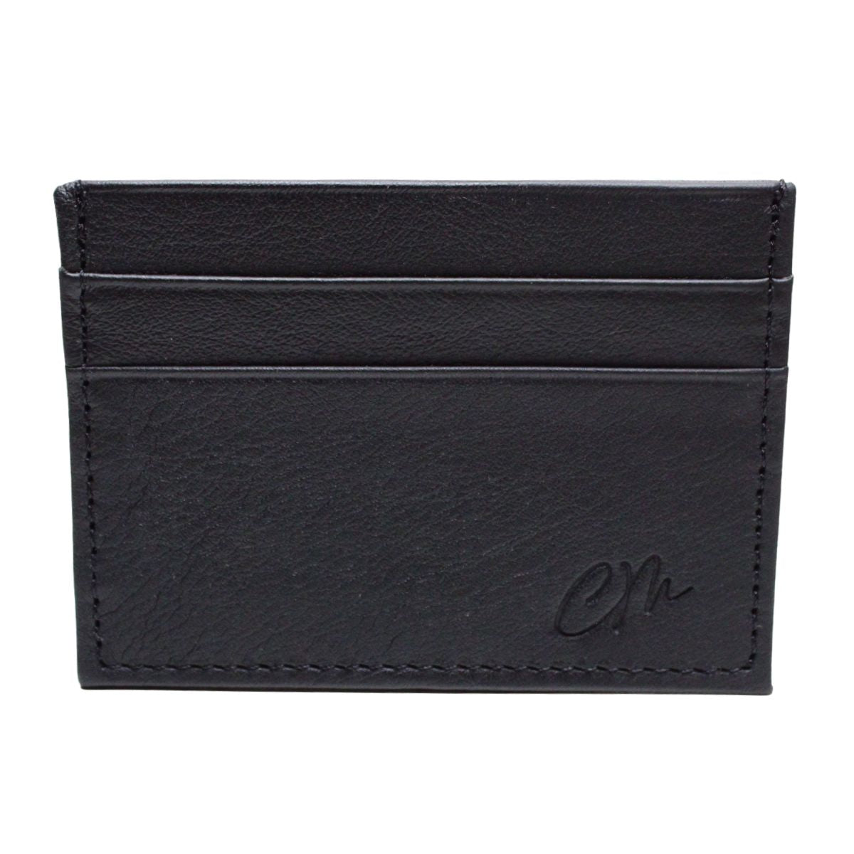 Cartera Tarjetero Piel Genuina Modelo "Recto" Minimalista Interiores en Piel