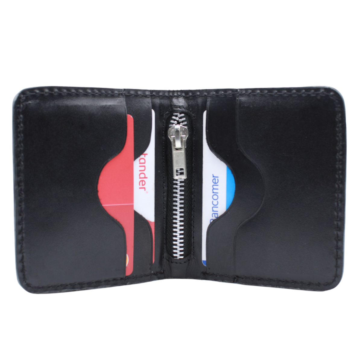Cartera Hombre Piel Genuina Pull Up Monedero Moderno