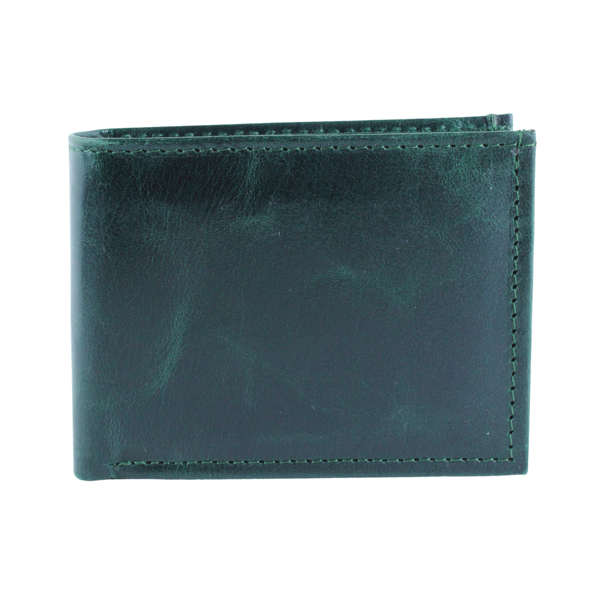 Cartera Hombre Piel Genuina Monedero Interiores en Tela