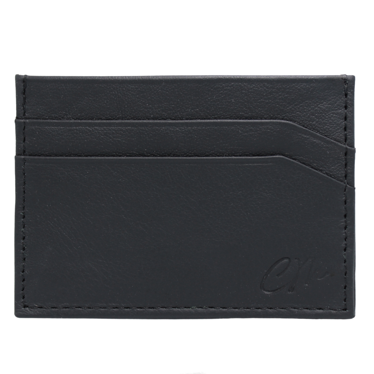 Cartera Tarjetero Piel Genuina Modelo "L" Minimalista Interiores en Piel