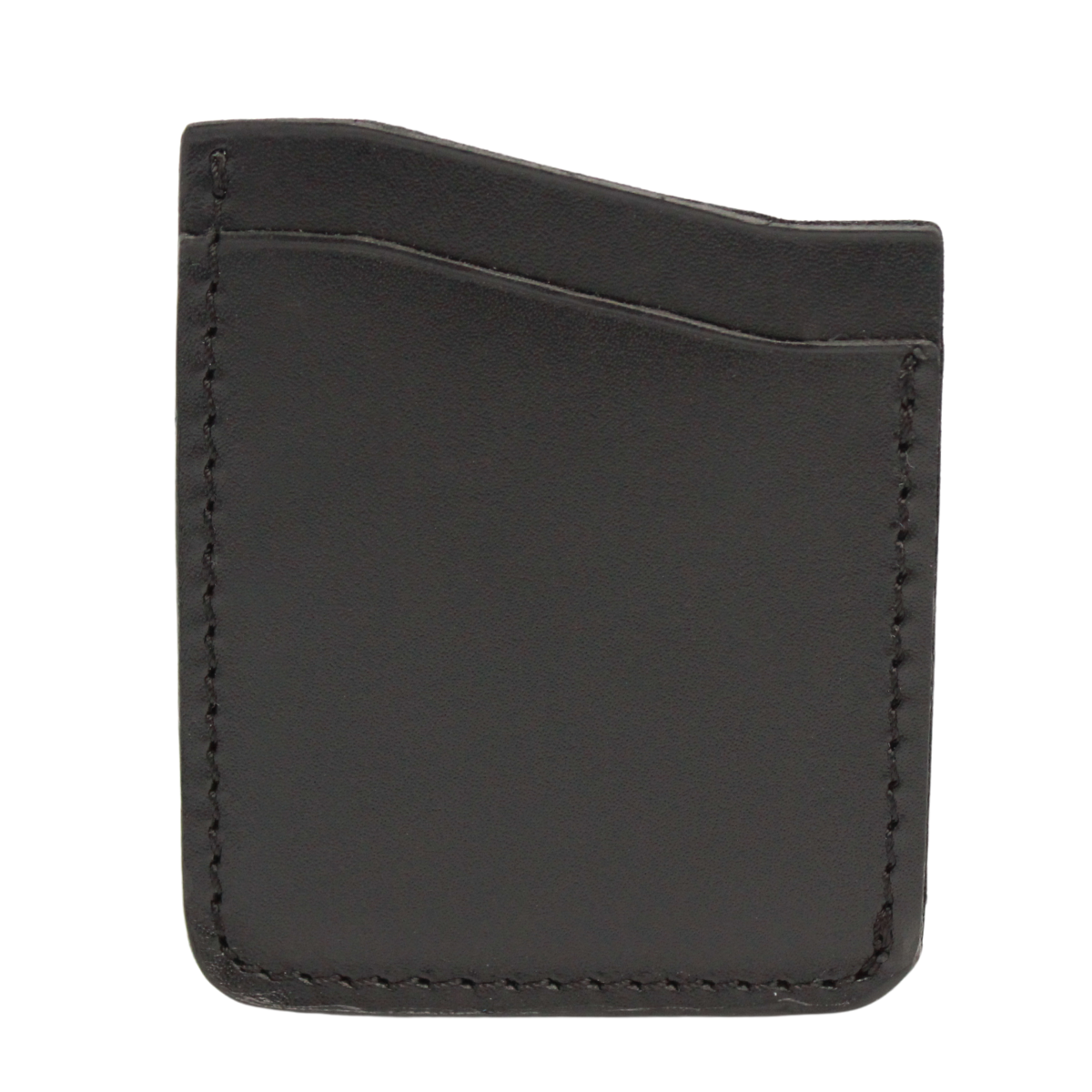 Cartera Tarjetero Piel Genuina Pull Up Minimalista Vertical