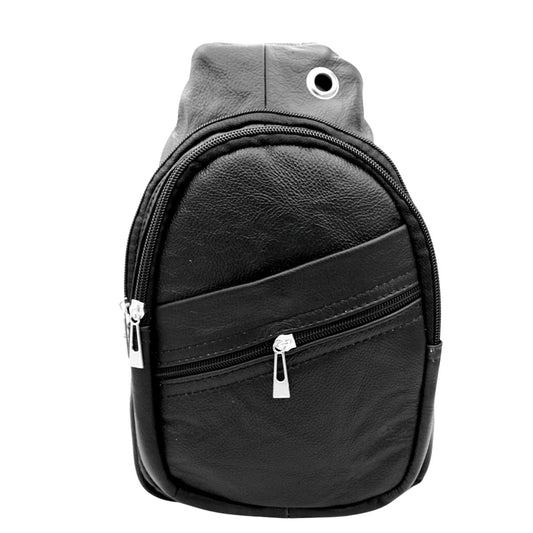 Pechera Hombre Piel Genuina Correa Ajustable