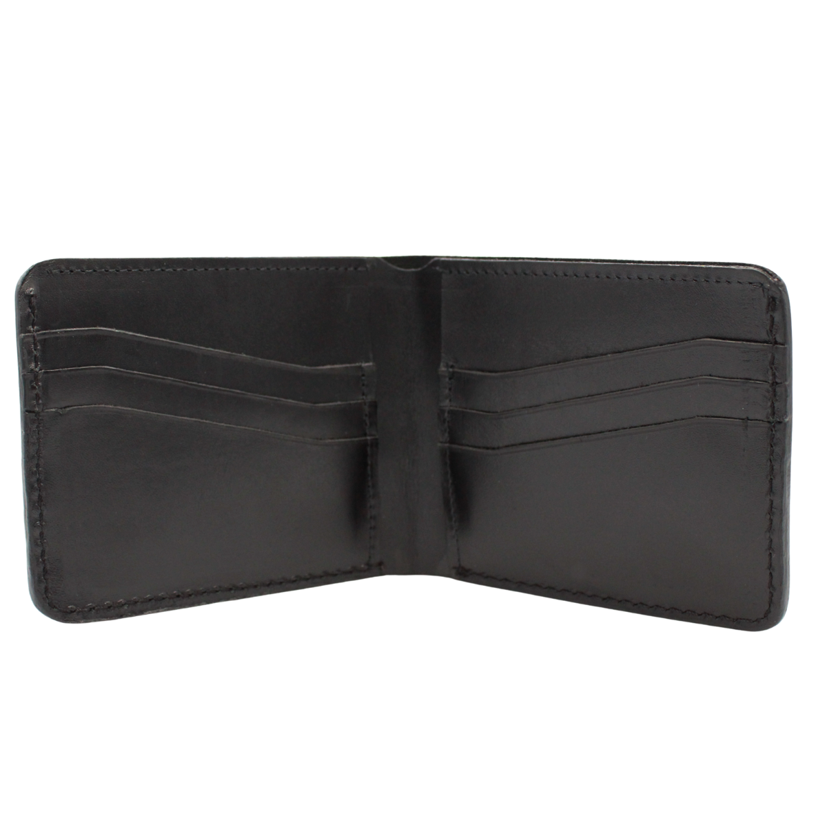 Cartera Hombre Piel Genuina Pull Up Bifold Moderna Compacta