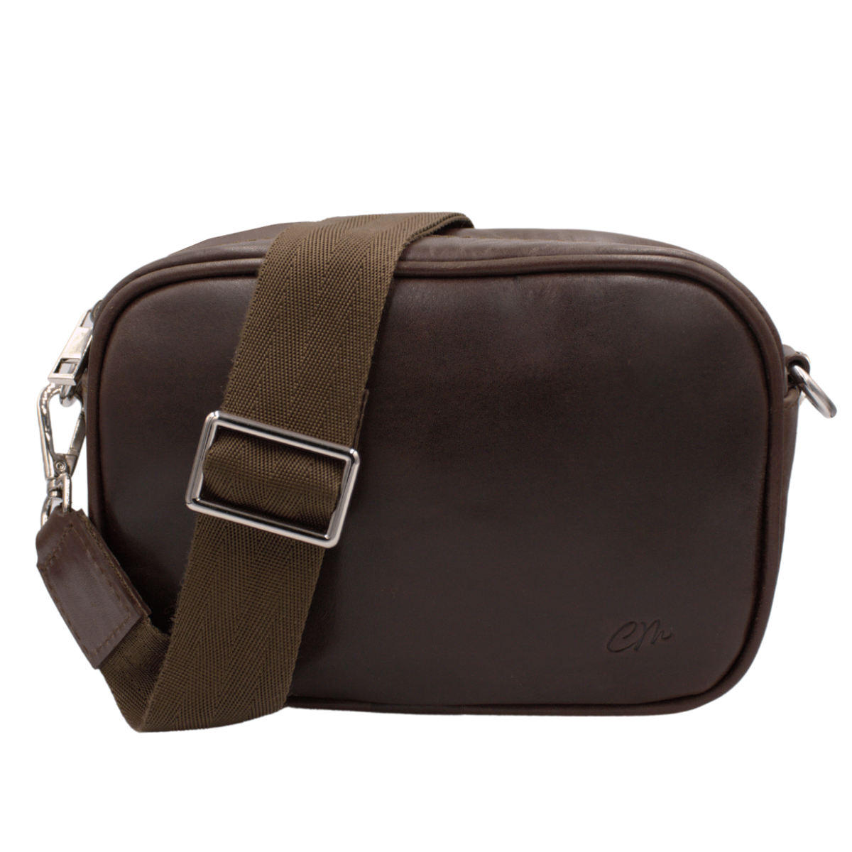 Bandolera Hombre Piel Genuina Correa Mano y Hombro