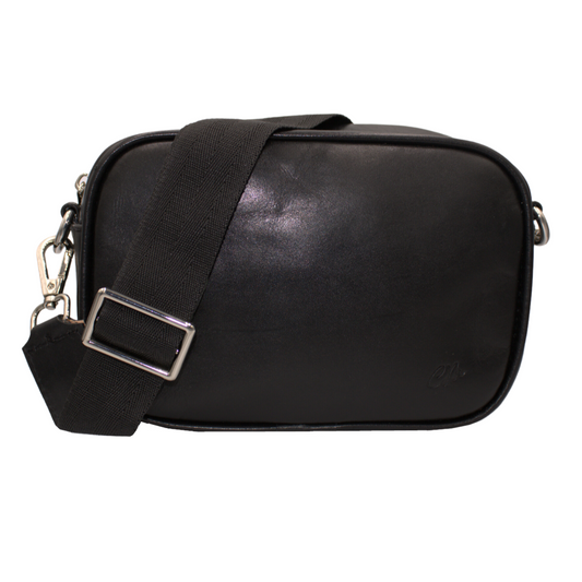 Bandolera Hombre Piel Genuina Correa Mano y Hombro