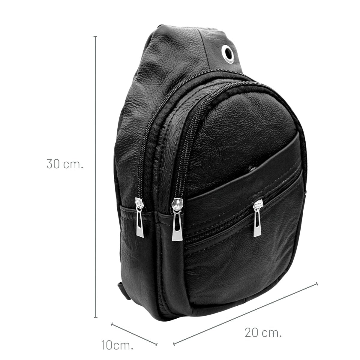 Pechera Hombre Piel Genuina Correa Ajustable