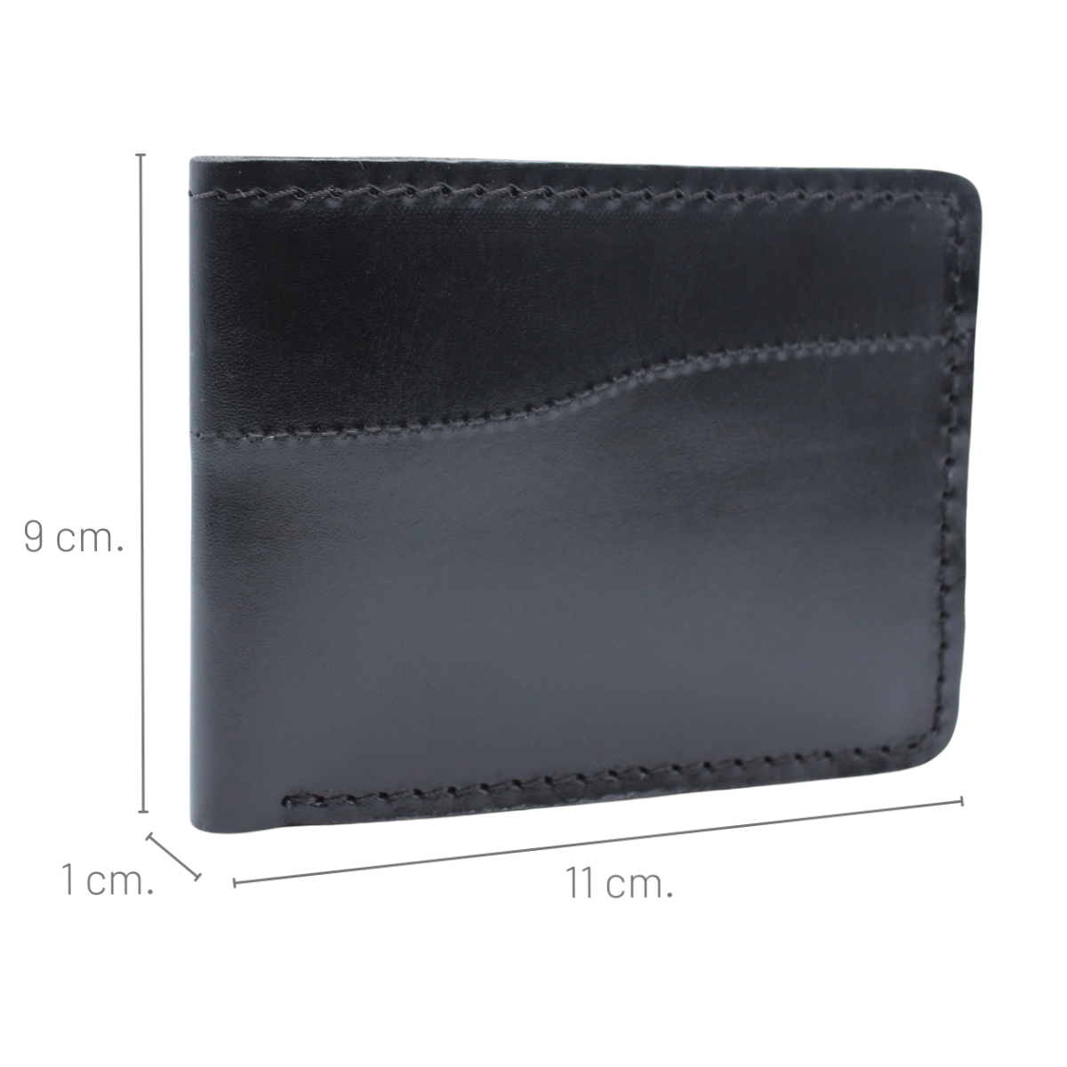 Cartera Hombre Piel Genuina Pull Up Bifold Slim