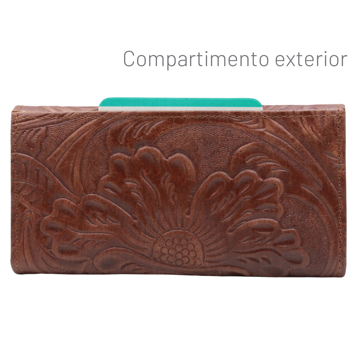 Cartera Mujer Piel Genuina Elegante Interiores en Piel