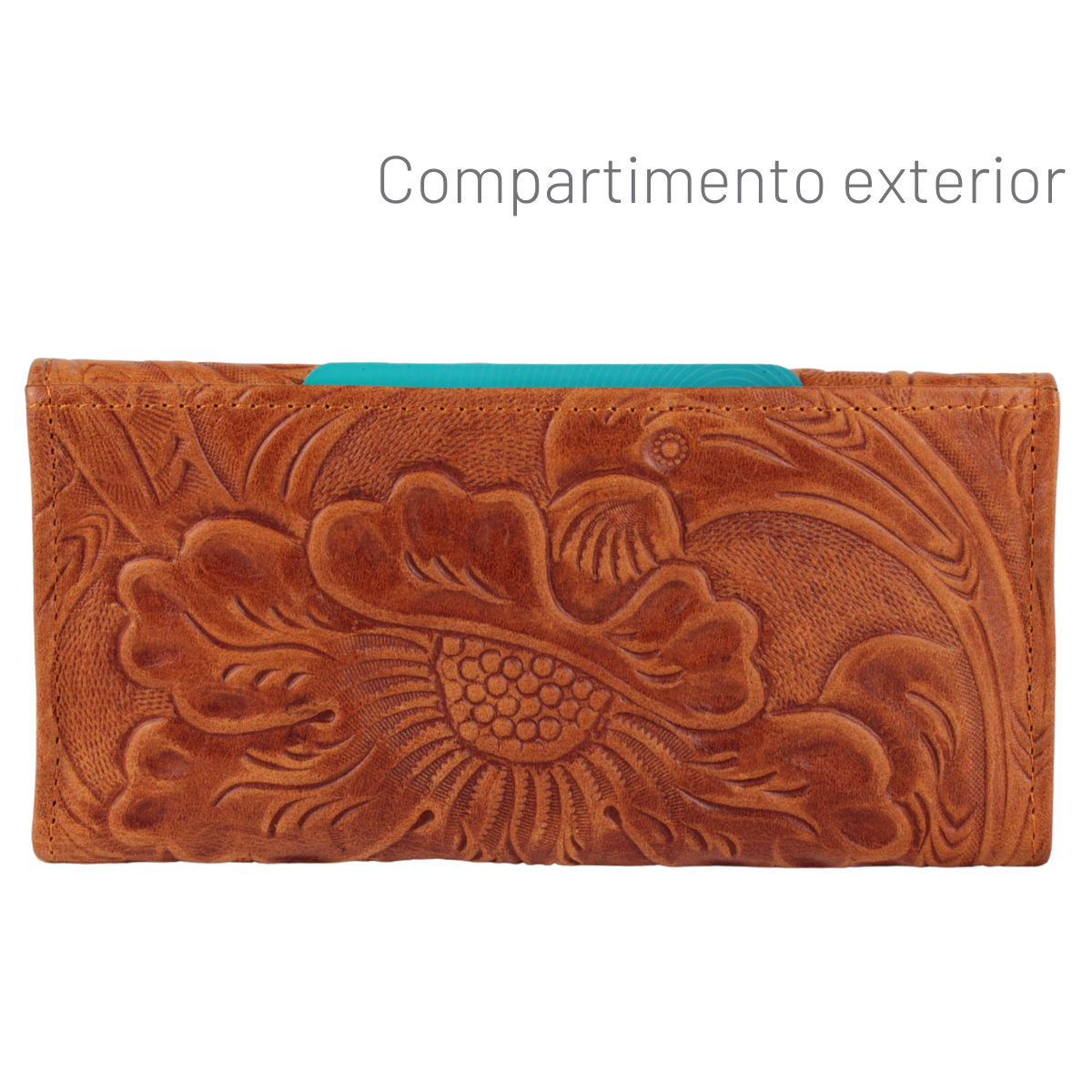 Cartera Mujer Piel Genuina Elegante Interiores en Piel