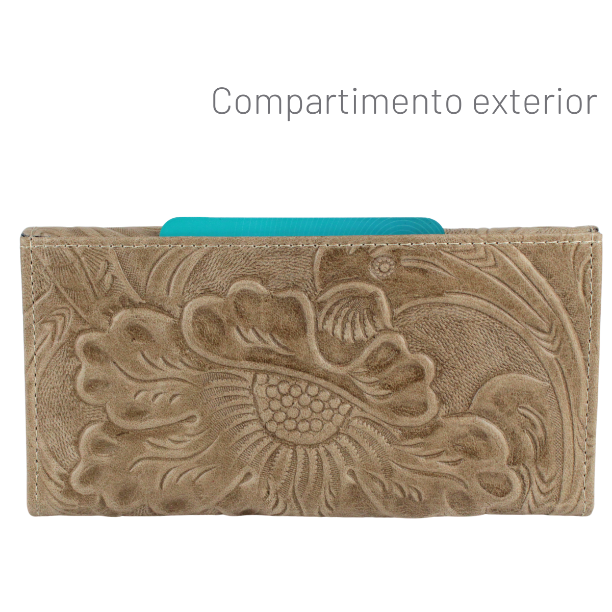 Cartera Mujer Piel Genuina Elegante Interiores en Piel