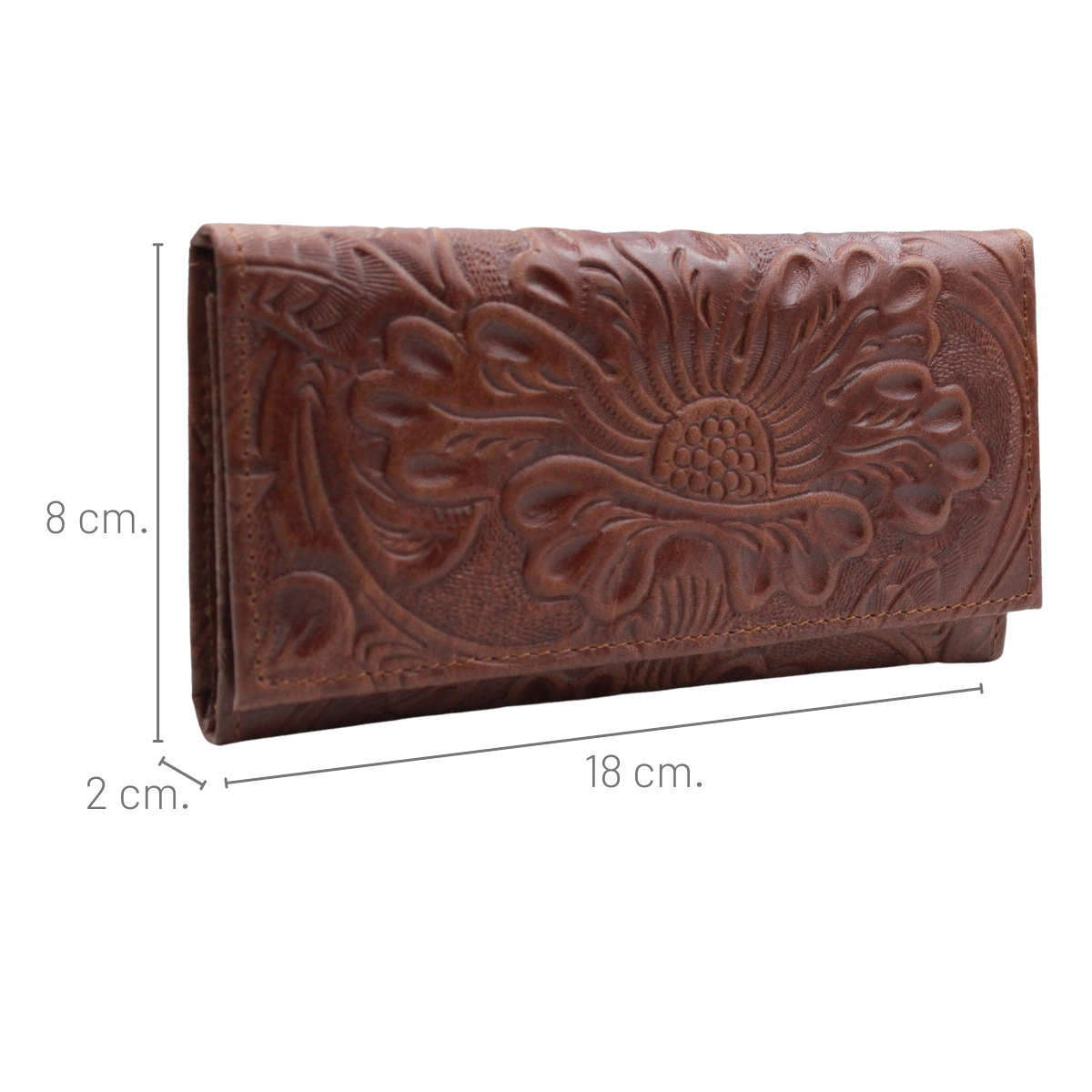 Cartera Mujer Piel Genuina Elegante Interiores en Piel