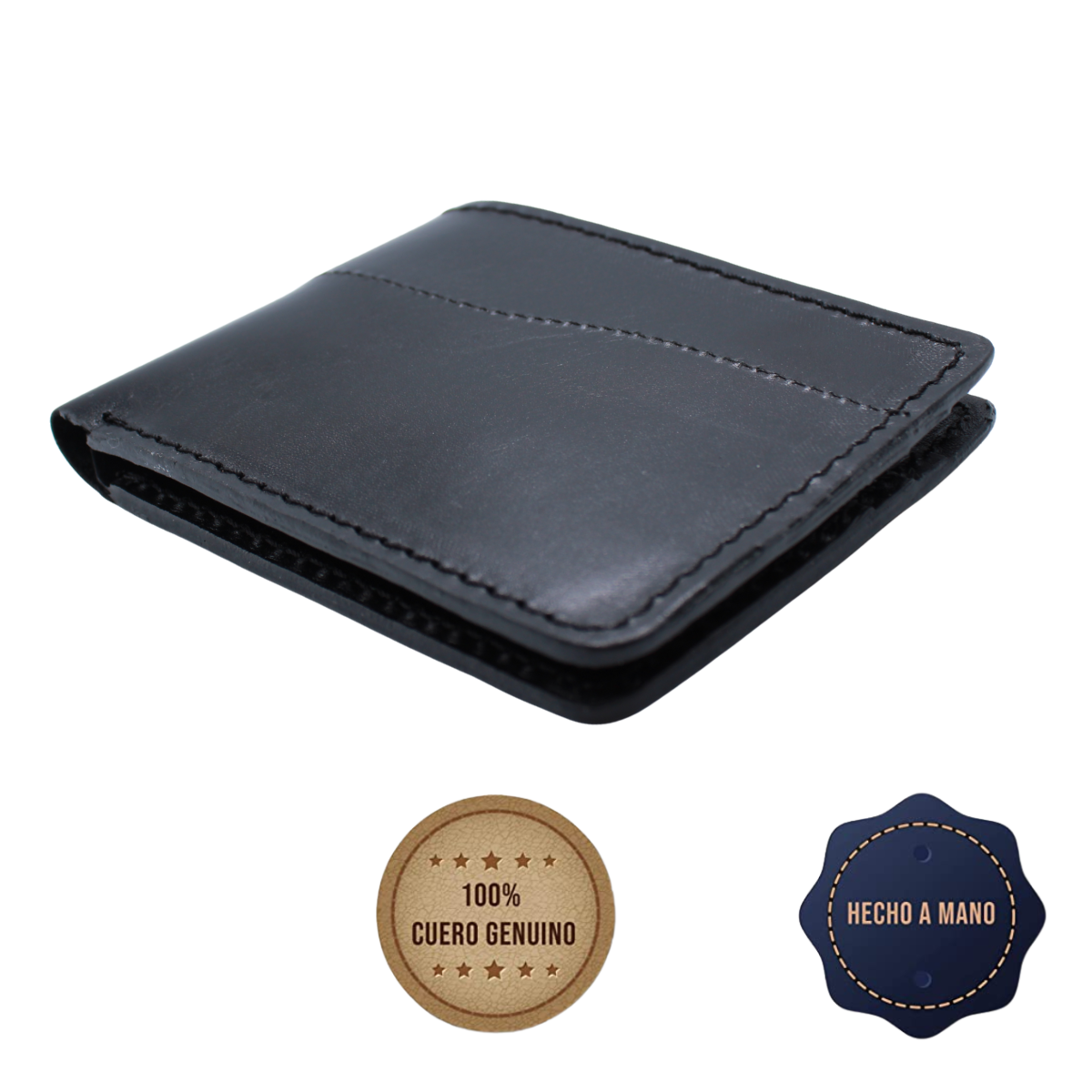Cartera Hombre Piel Genuina Pull Up Bifold Slim