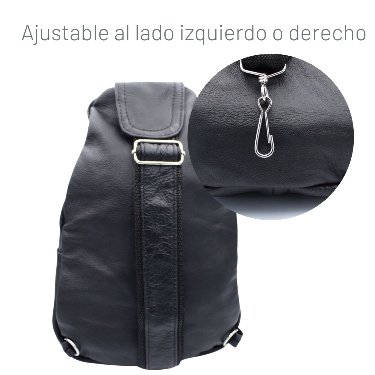 Pechera Hombre Piel Genuina Correa Ajustable
