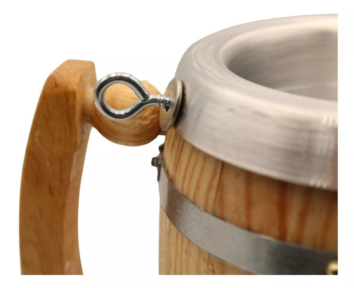 Tarro Cervecero Madera de Pino