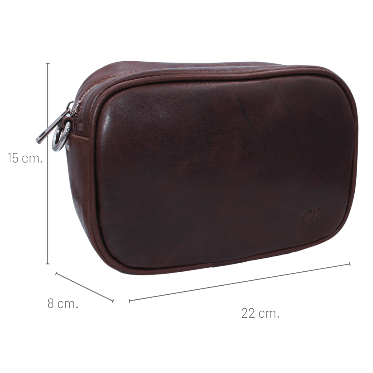 Bandolera Hombre Piel Genuina Correa Mano y Hombro