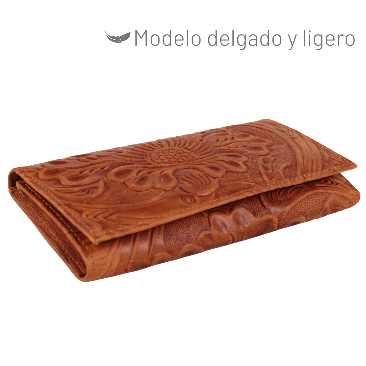 Cartera Mujer Piel Genuina Elegante Interiores en Piel
