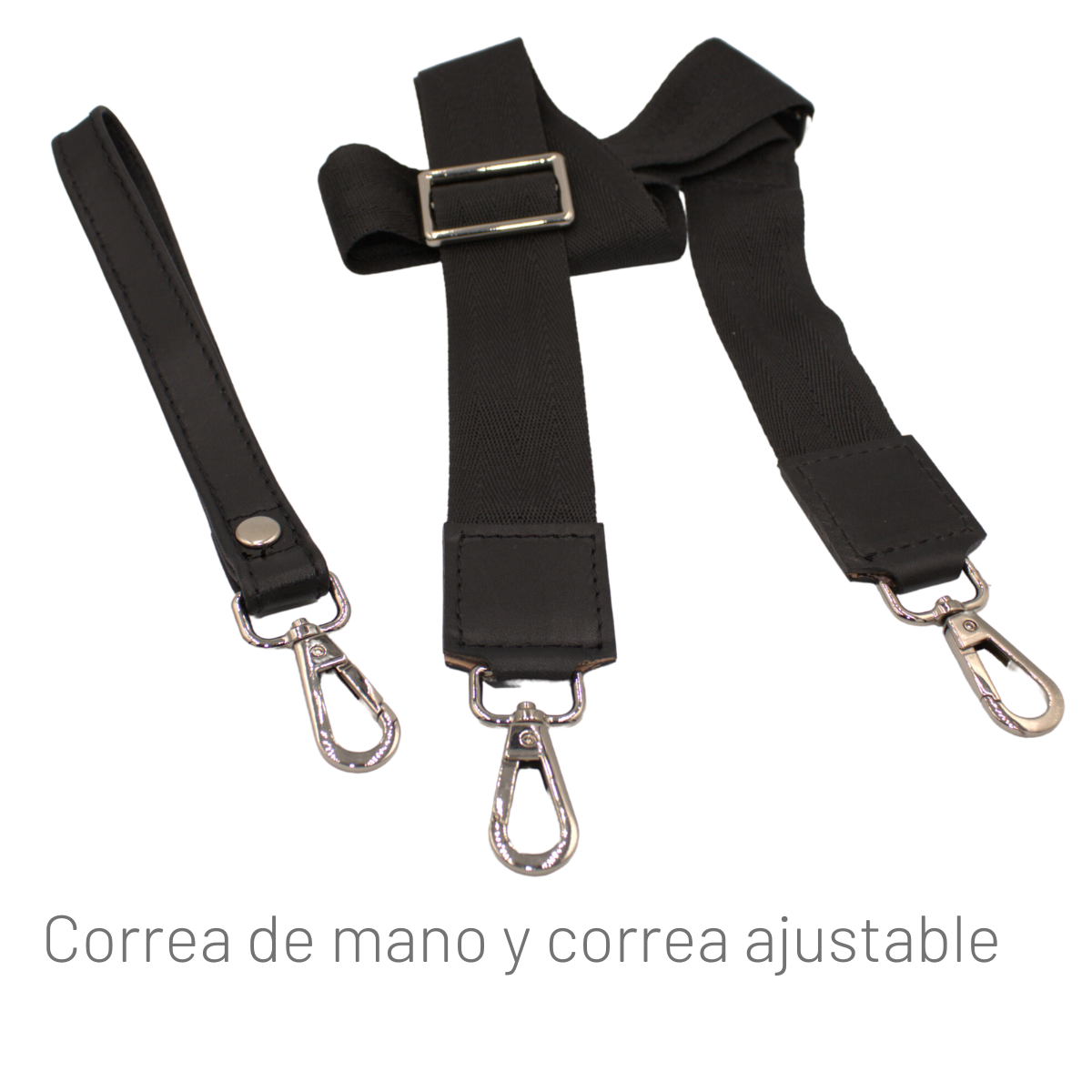 Bandolera Hombre Piel Genuina Correa Mano y Hombro
