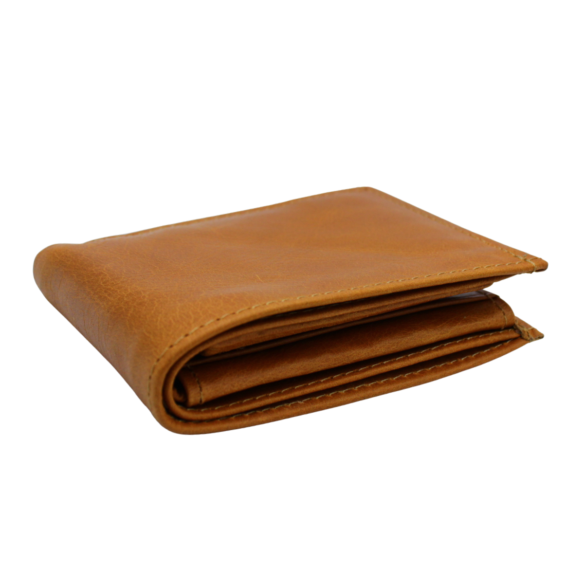 Cartera Hombre Piel Genuina Monedero Interiores en Tela
