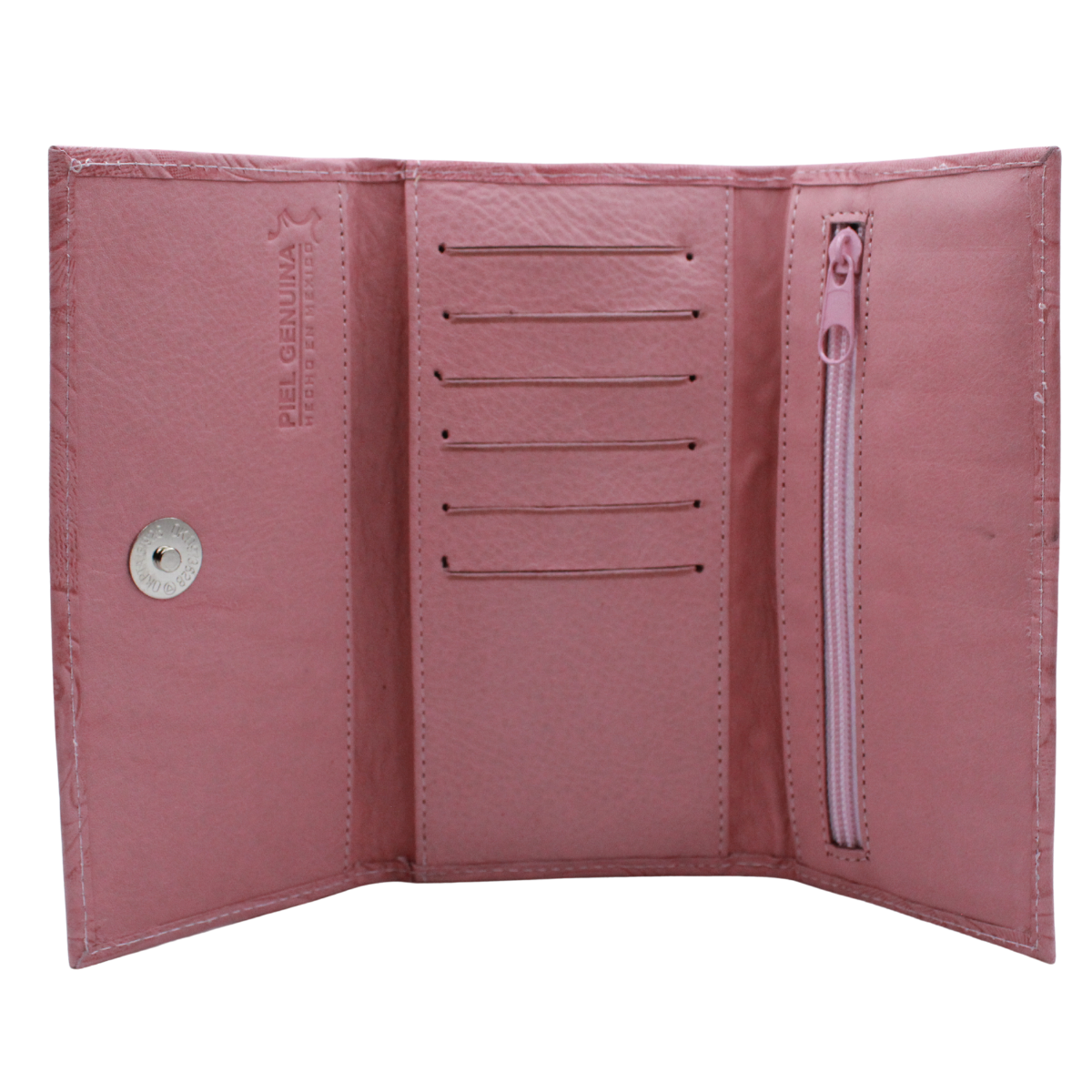 Cartera Mujer Piel Genuina Elegante Interiores en Piel
