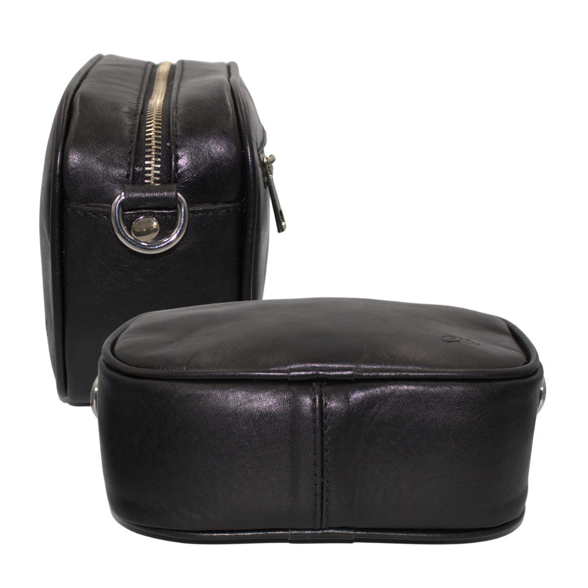Bandolera Hombre Piel Genuina Correa Mano y Hombro