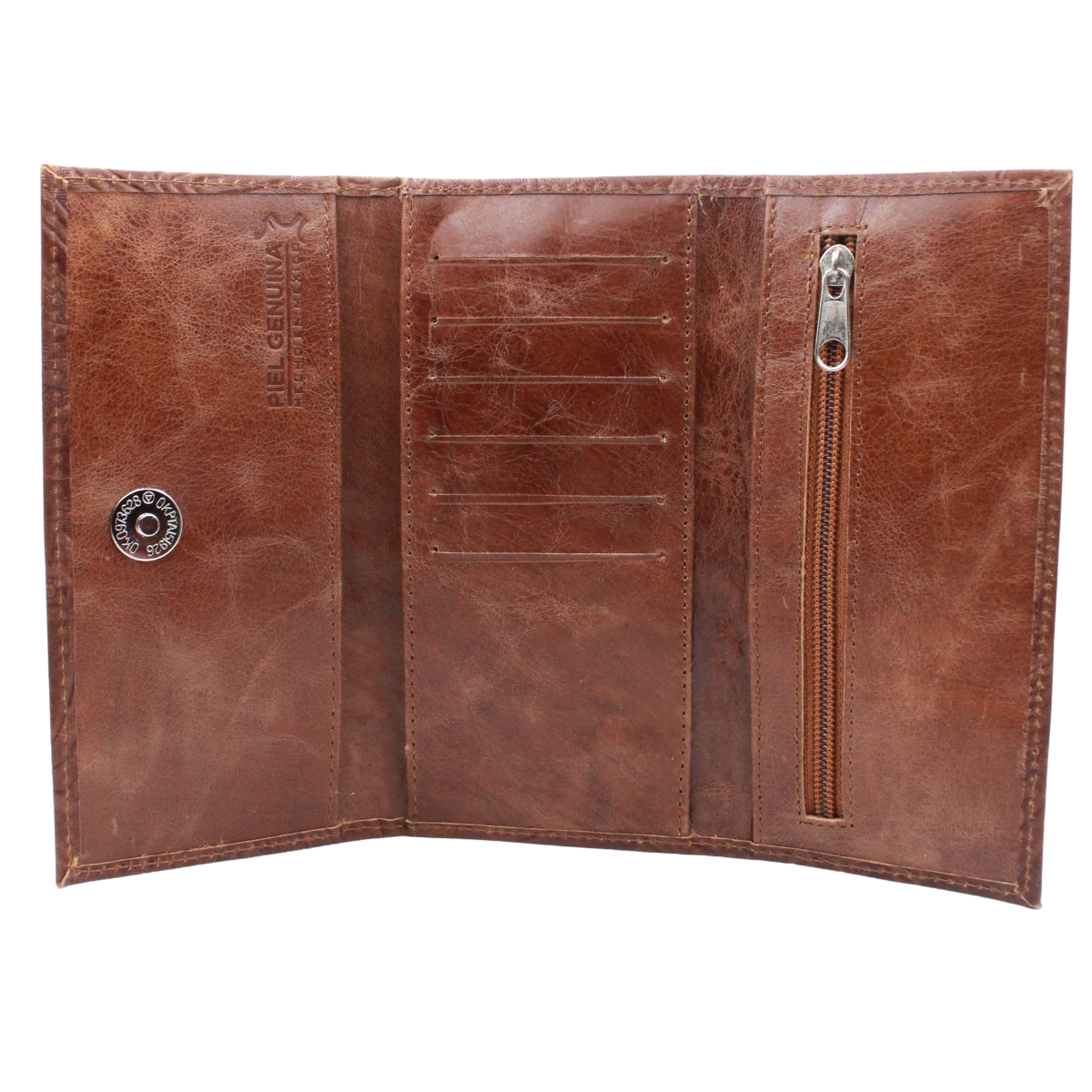 Cartera Mujer Piel Genuina Elegante Interiores en Piel