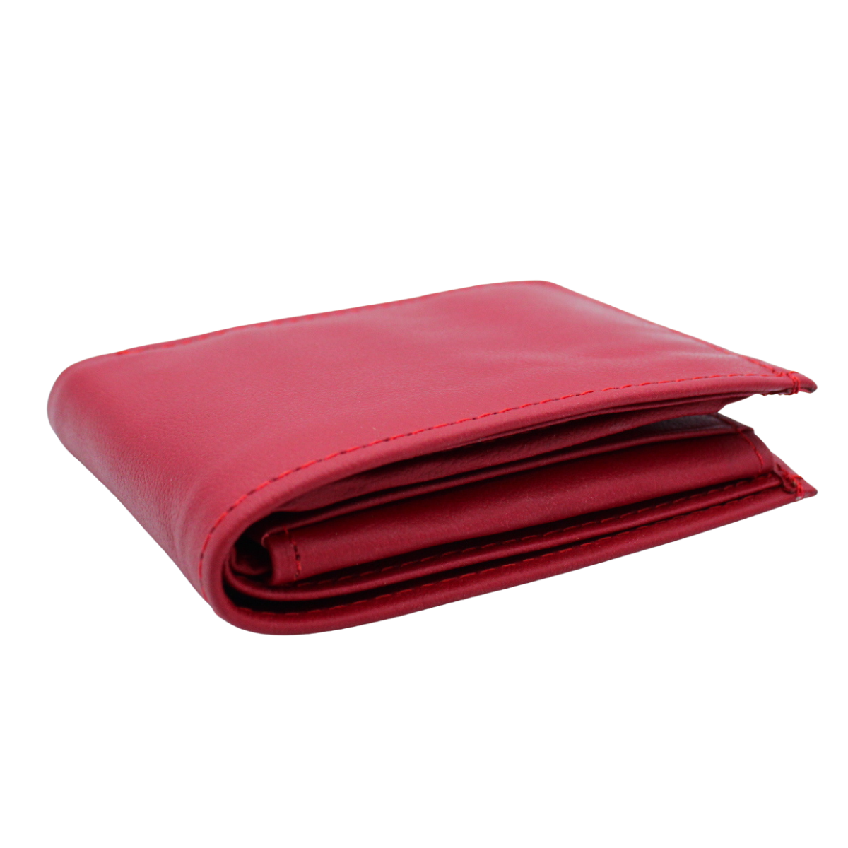 Cartera Hombre Piel Genuina Monedero Interiores en Tela