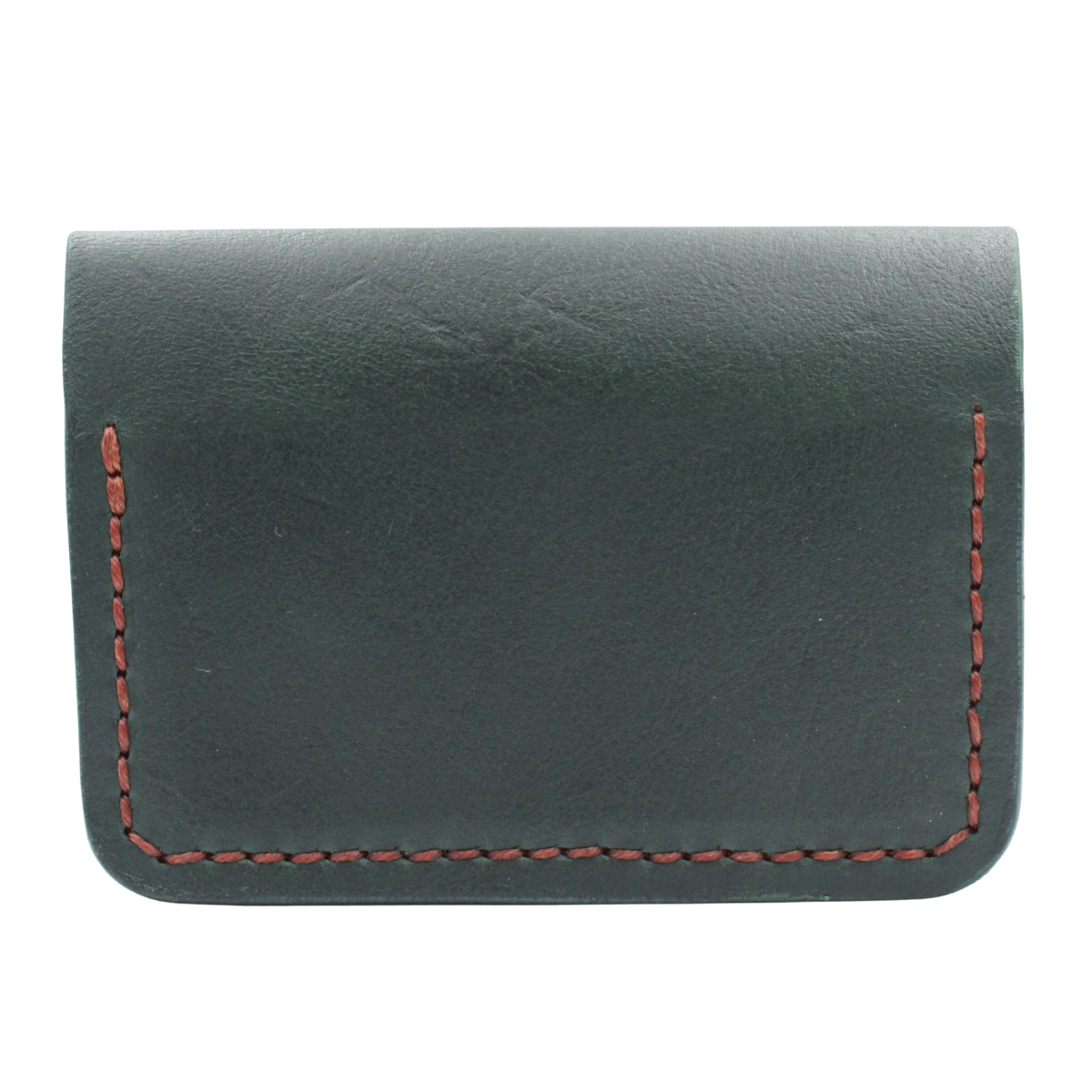Tarjetero Plegable Cartera Hecho a Mano Piel Genuina Res