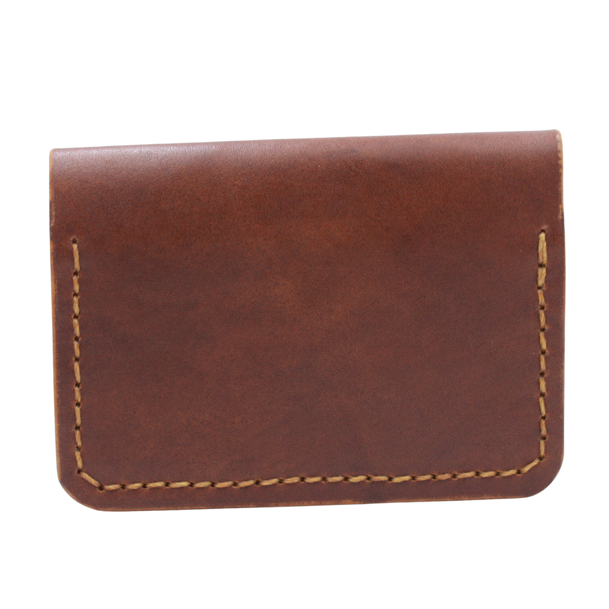 Tarjetero Plegable Cartera Hecho a Mano Piel Genuina Res