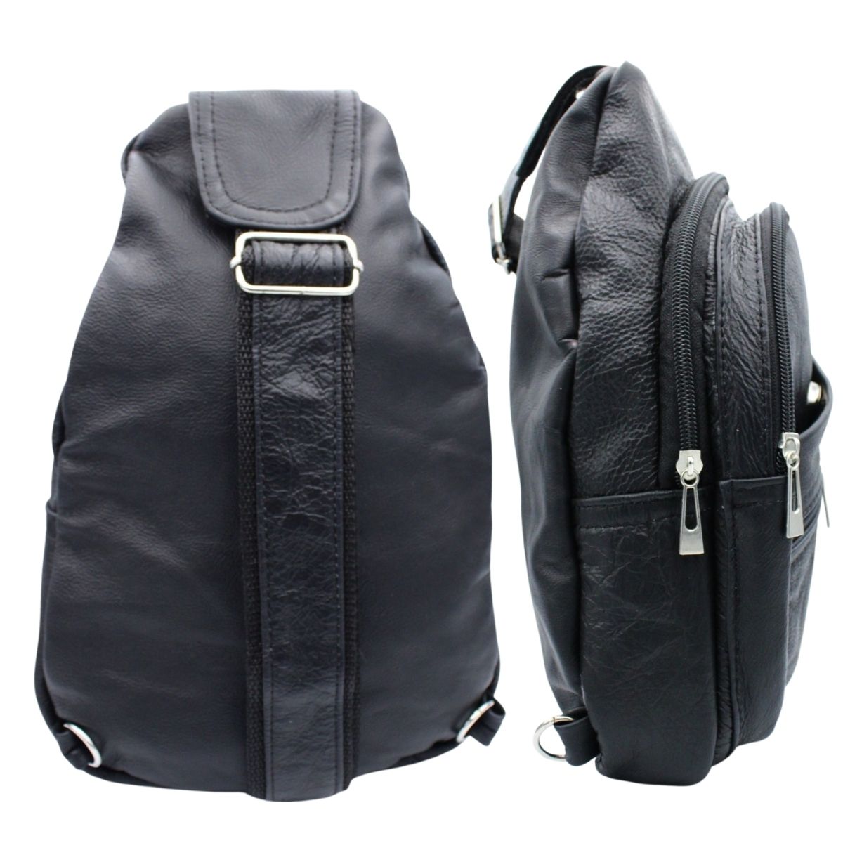 Pechera Hombre Piel Genuina Correa Ajustable