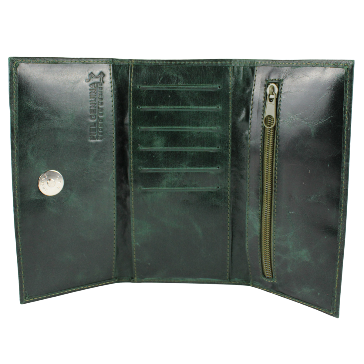 Cartera Mujer Piel Genuina Elegante Interiores en Piel