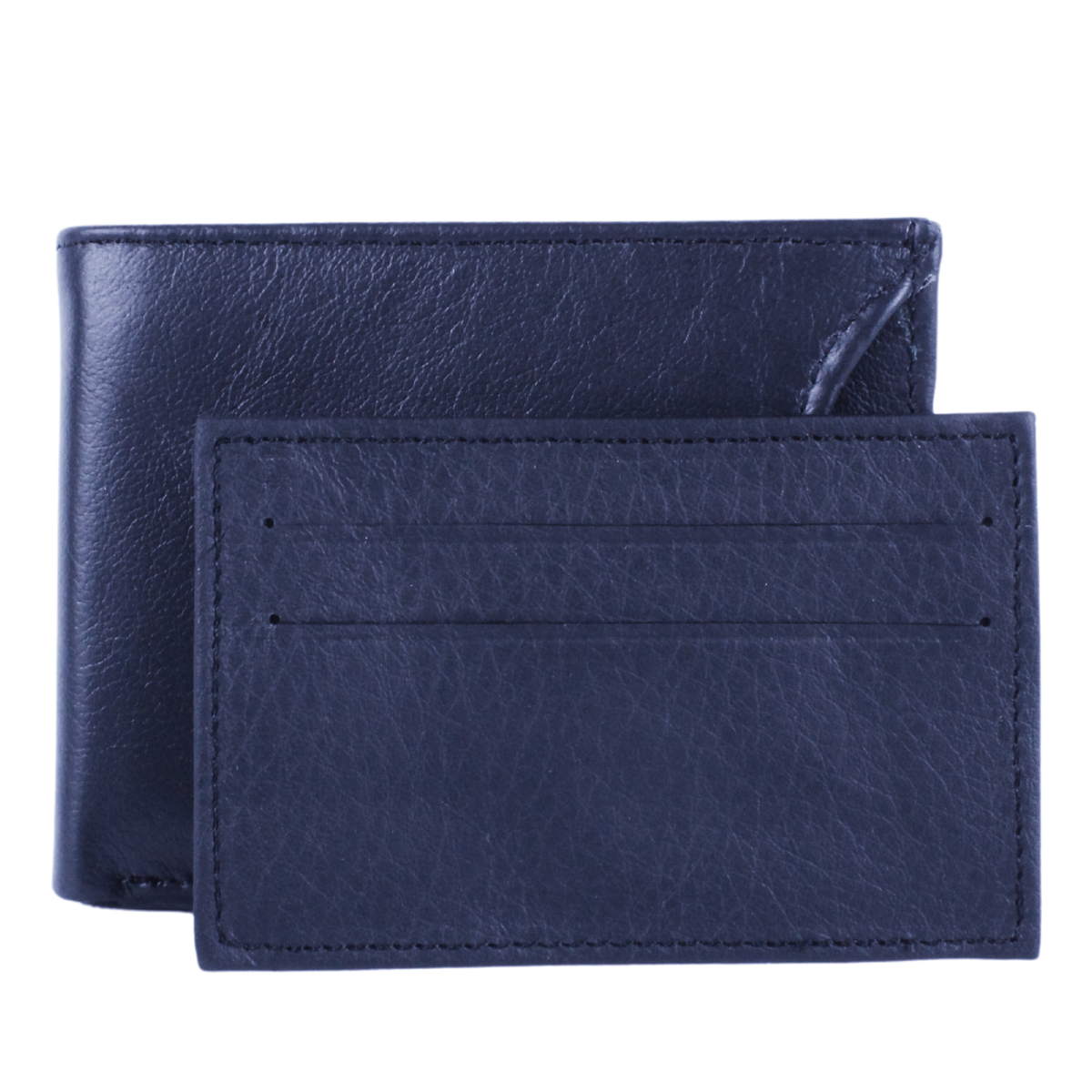Cartera Hombre Piel Genuina Tarjetero Extraíble Horizontal Interiores en Piel
