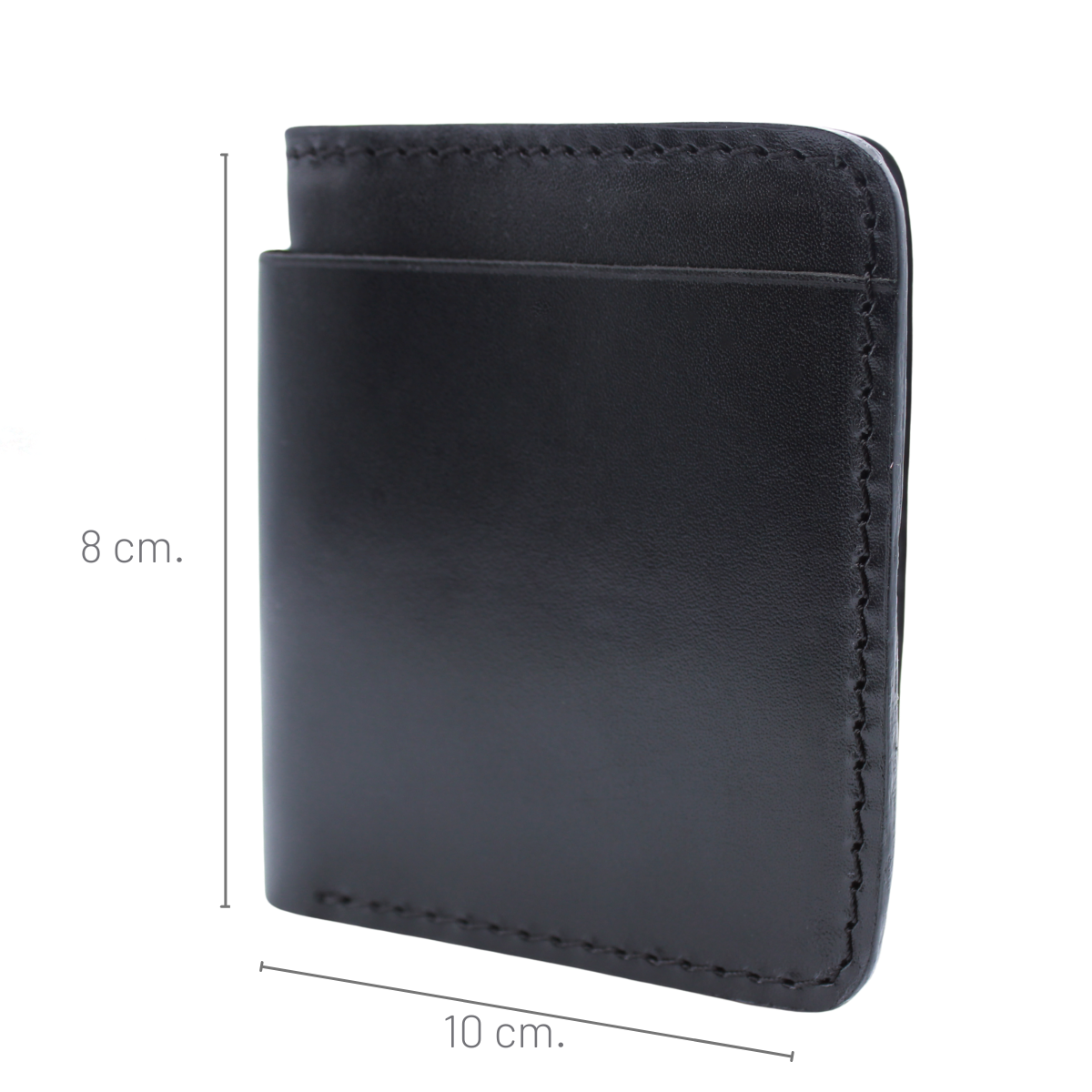 Cartera Hombre Piel Genuina Pull Up Monedero Moderno