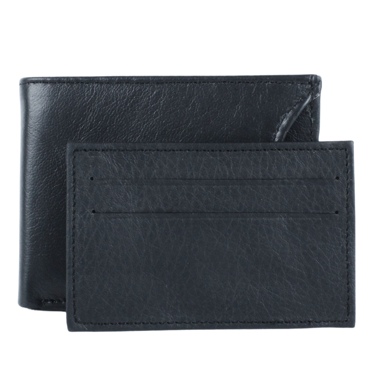 Cartera Hombre Piel Genuina Tarjetero Extraíble Horizontal Interiores en Piel