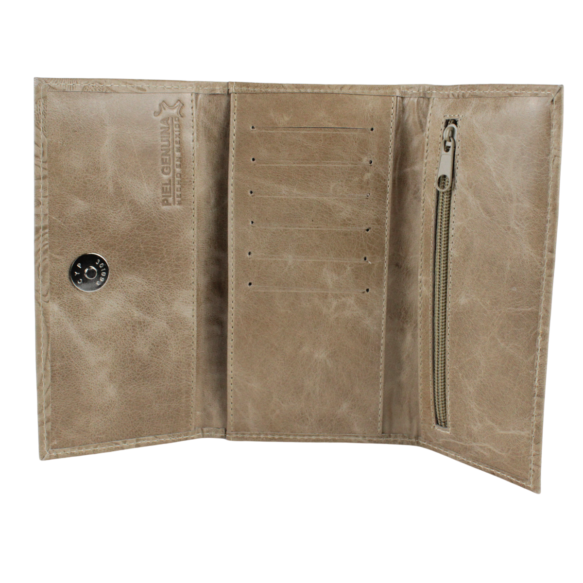 Cartera Mujer Piel Genuina Elegante Interiores en Piel