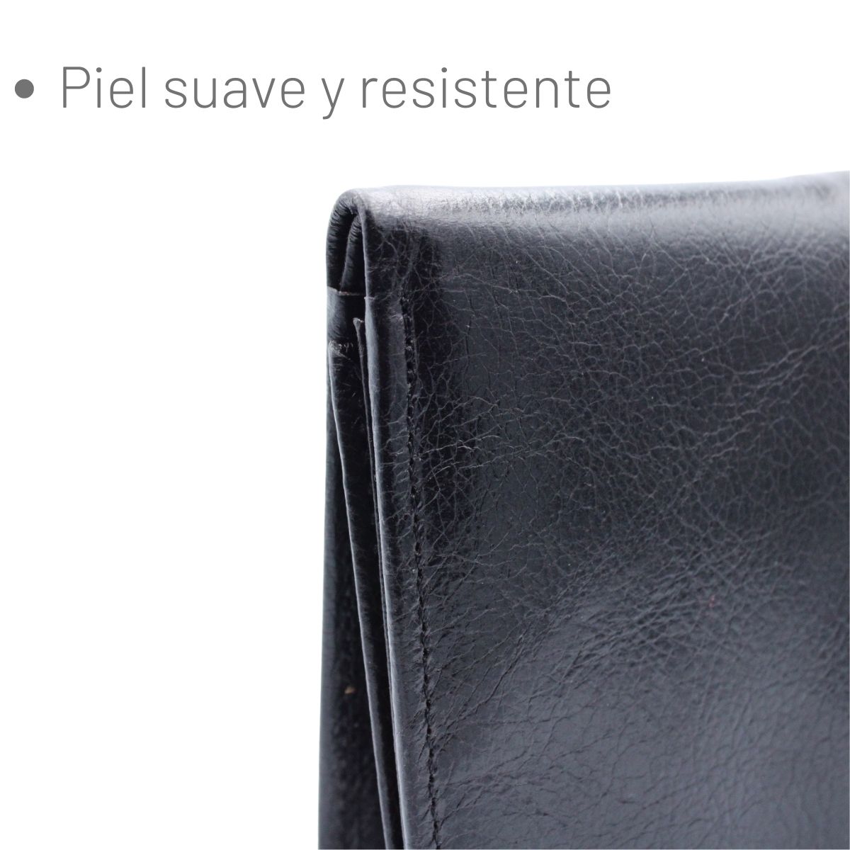 Cartera Hombre Piel Genuina Monedero Interiores en Piel