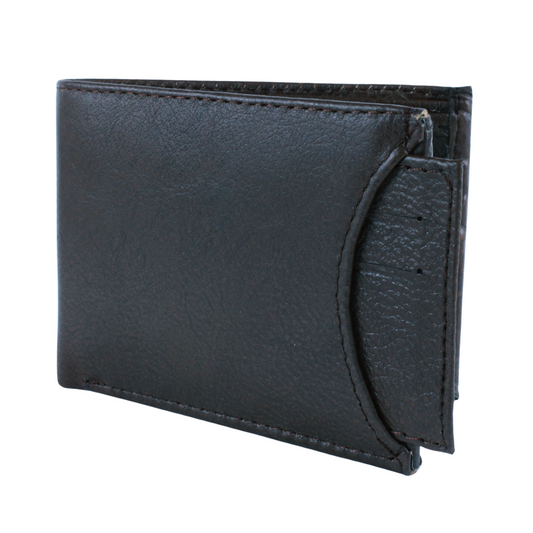 Cartera Hombre Piel Genuina Tarjetero Extraíble Horizontal Interiores en Piel