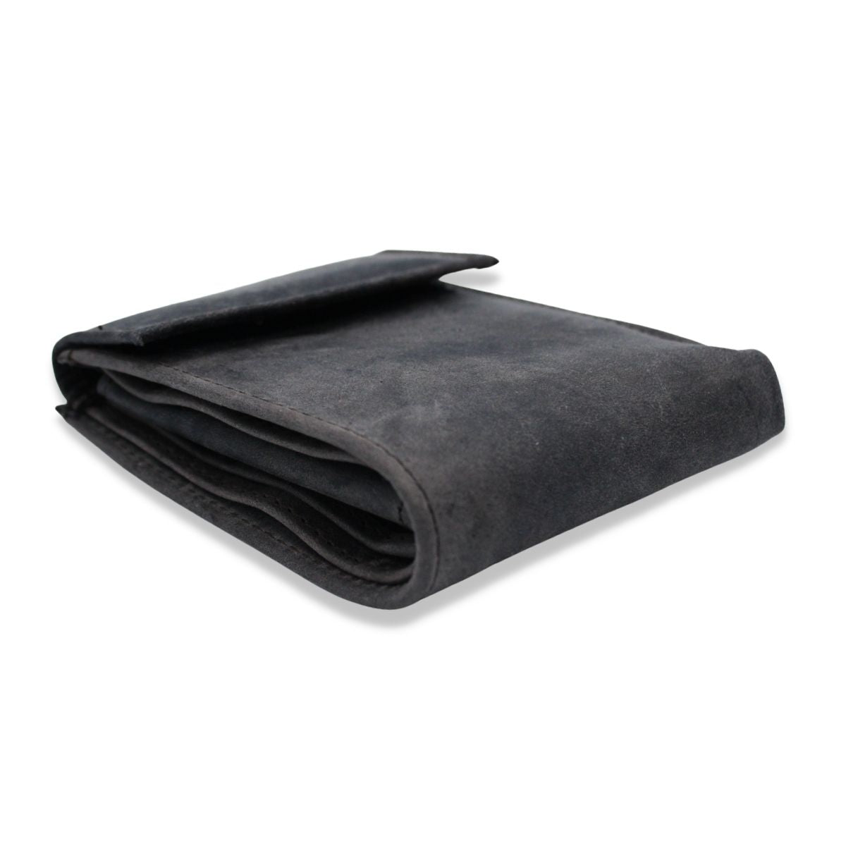Cartera Hombre Piel Genuina Cierre Velcro Vintage Interiores en Tela