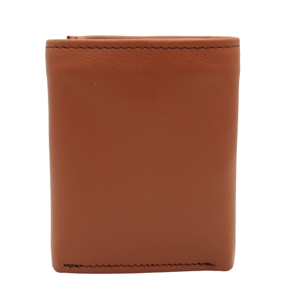 Cartera Hombre Piel Genuina Triple con Identificación Interiores en Piel