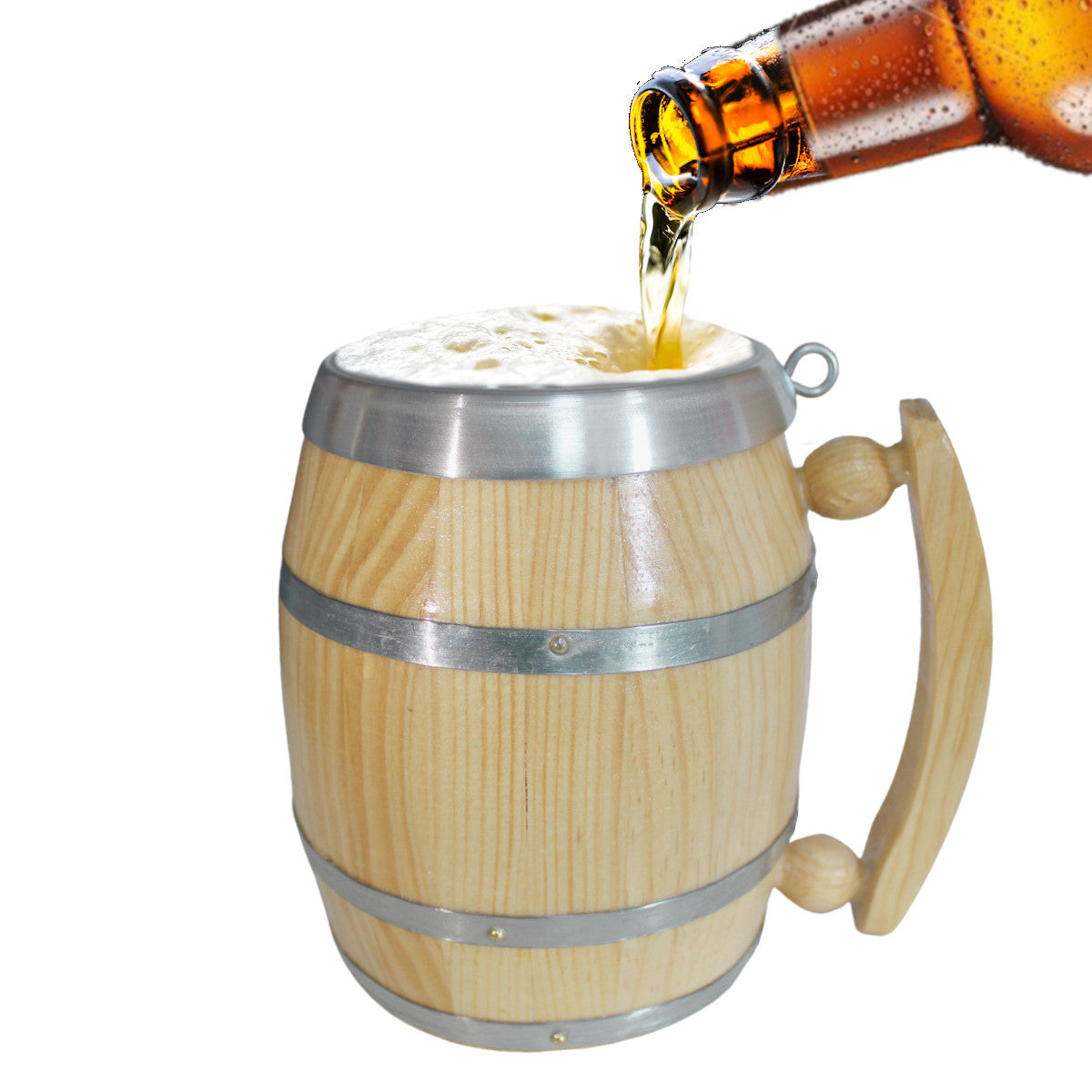 Tarro Cervecero Madera de Pino