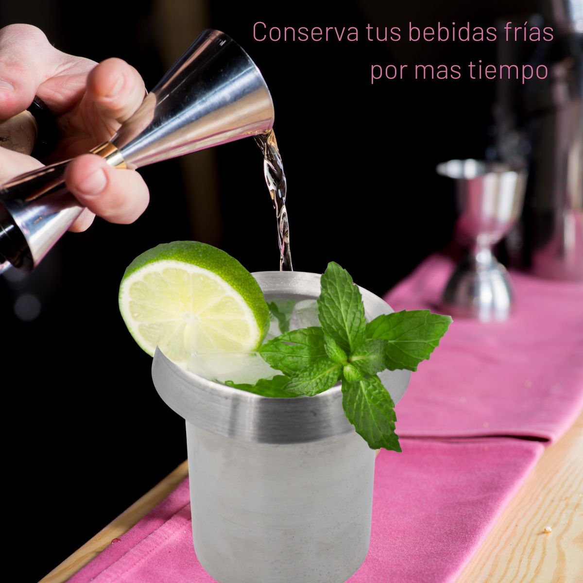 Vaso Cervecero Aluminio Bebida Fría