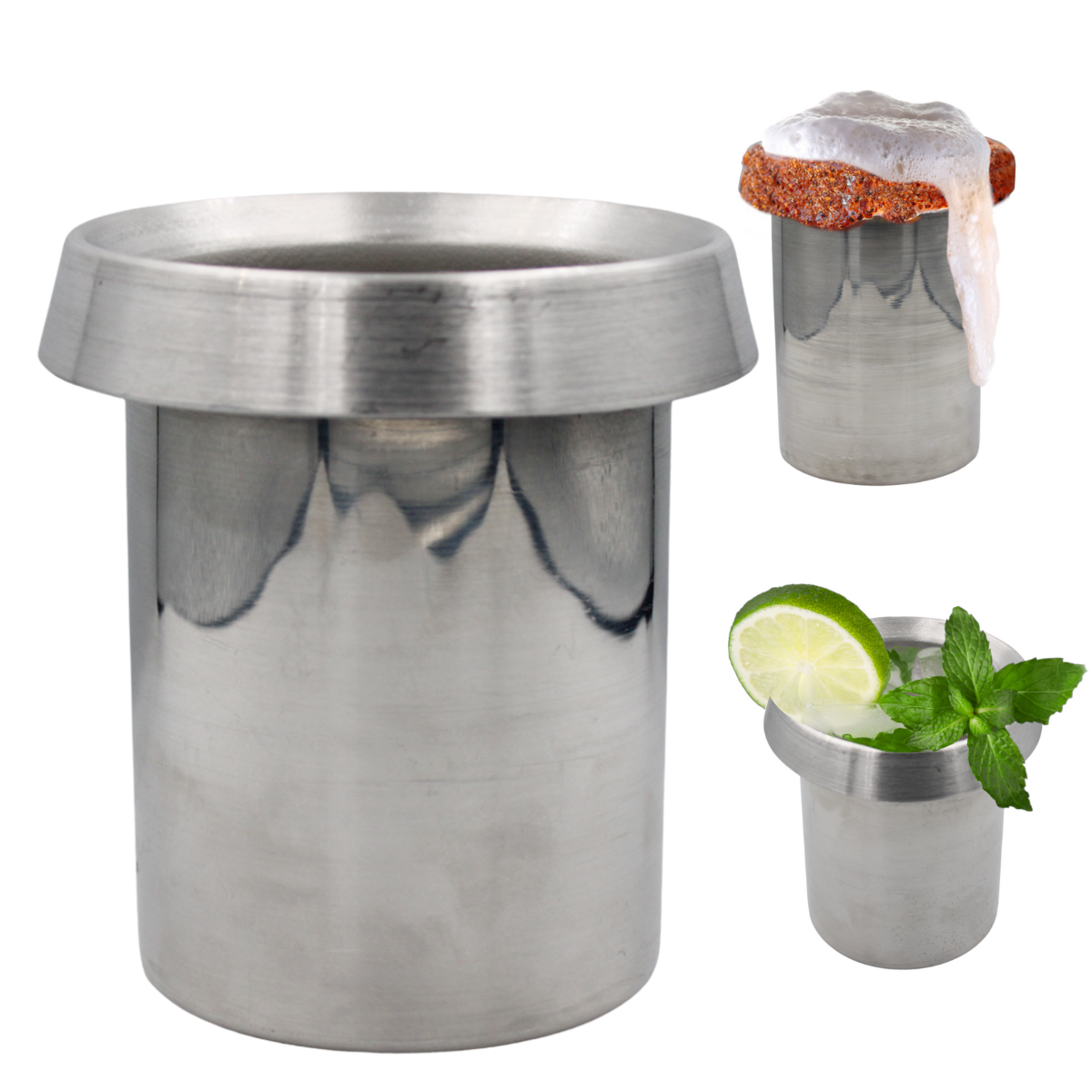 Vaso Cervecero Aluminio Bebida Fría