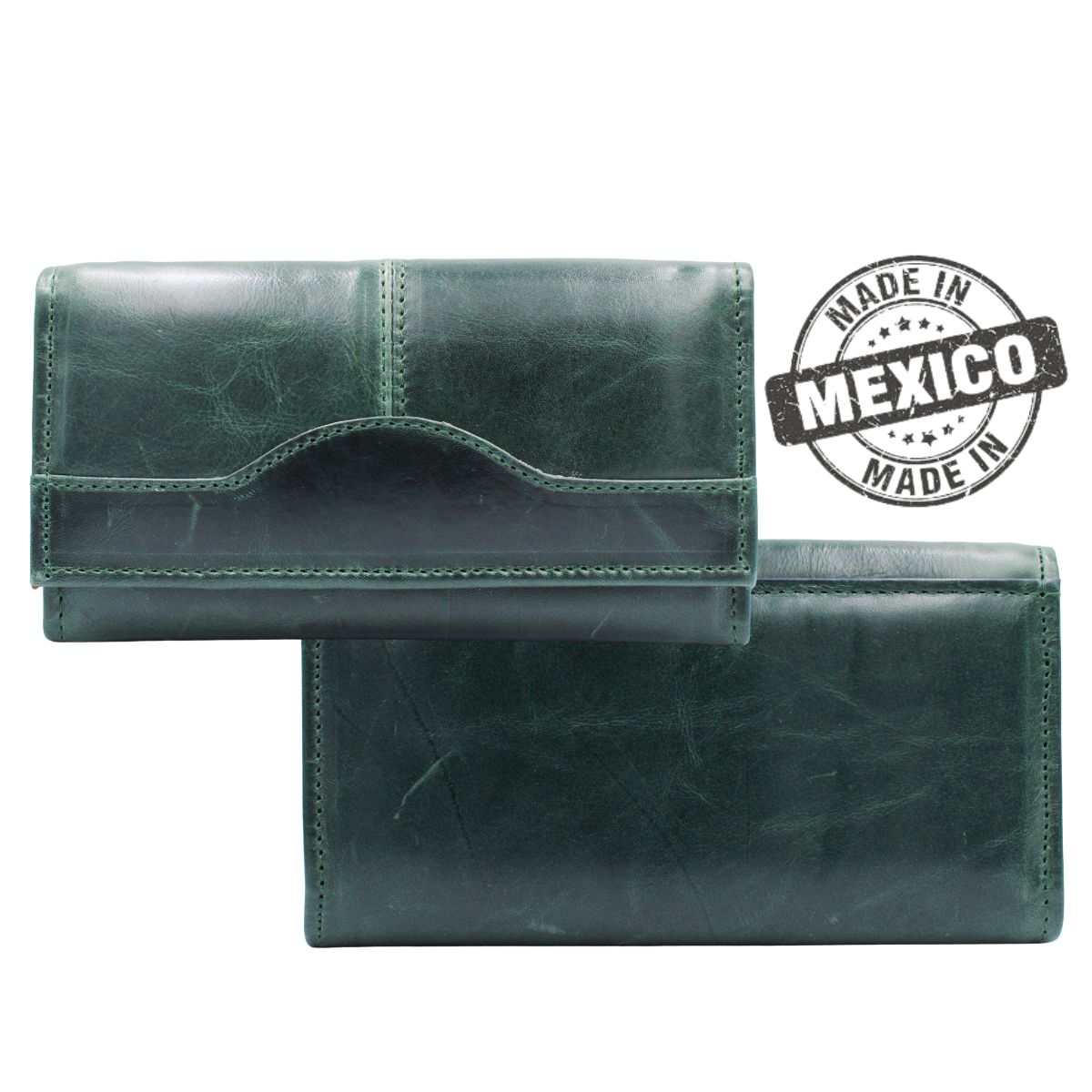 Cartera Larga Mujer Piel Billetera Monedero Gran Capacidad