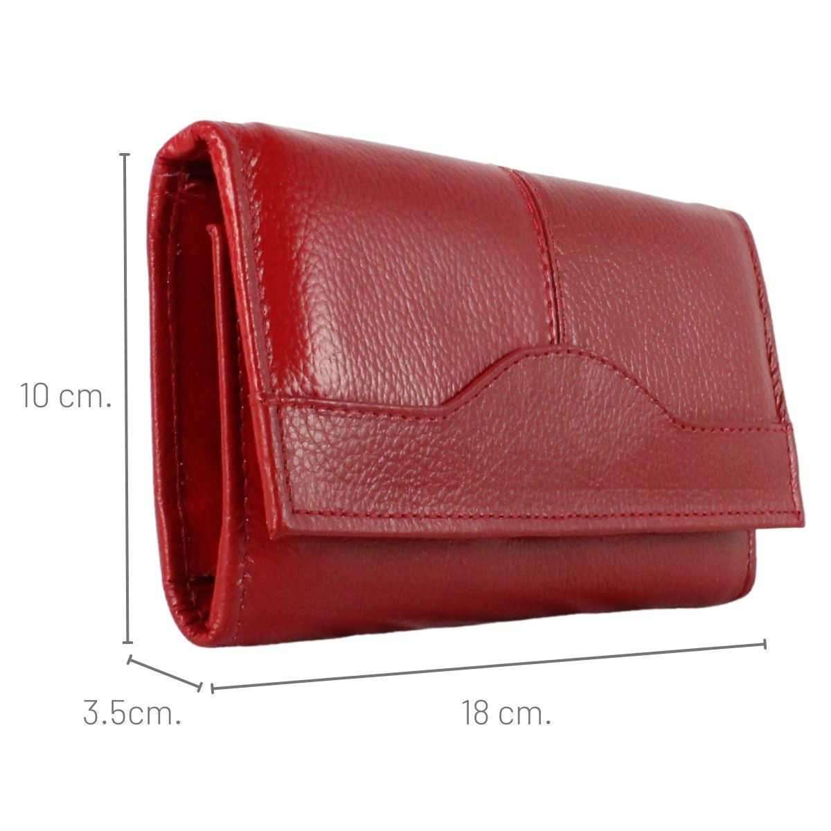 Cartera Larga Mujer Piel Billetera Monedero Gran Capacidad