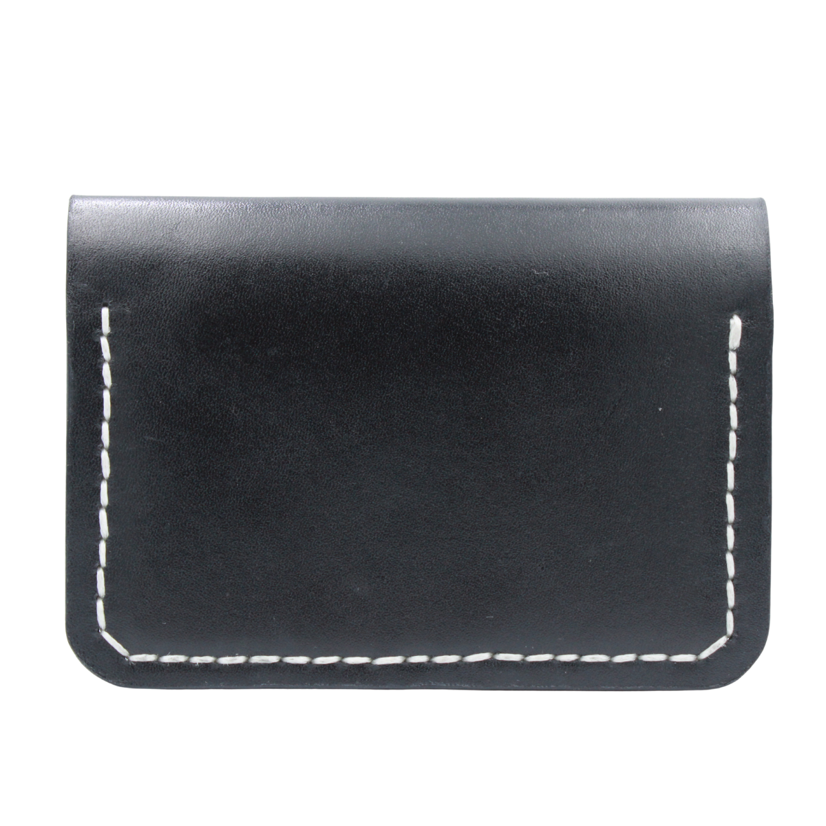 Tarjetero Plegable Cartera Hecho a Mano Piel Genuina Res